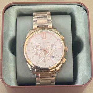 Michael Kors Janelle MK7108 Rose Gold Colored Steel Watch
